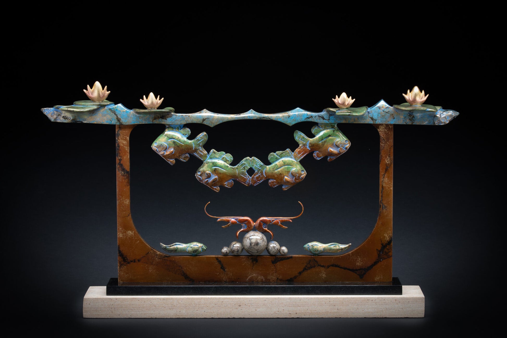 Creek Mystique-Sculpture-Tim Cherry-Sorrel Sky Gallery