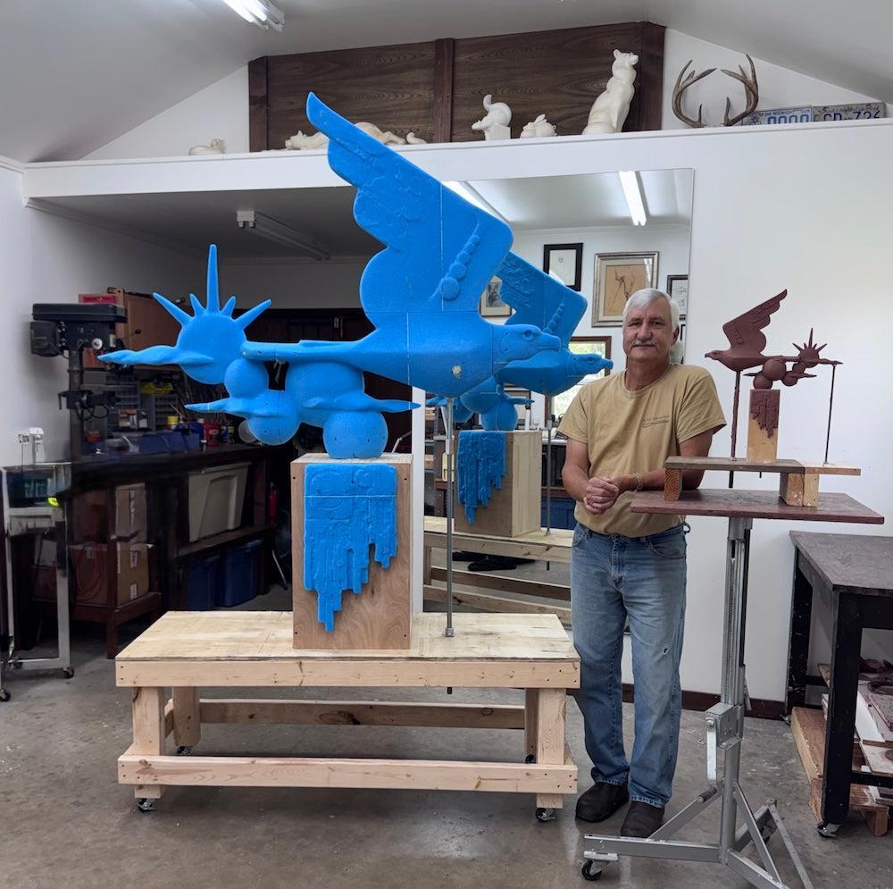 Free Bird-Sculpture-Tim Cherry-Sorrel Sky Gallery