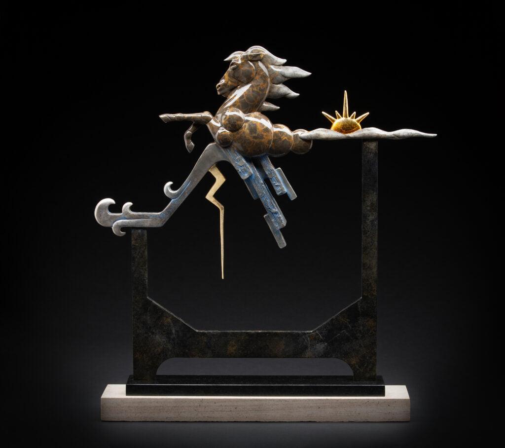 Rider of the Storm-Sculpture-Tim Cherry-Sorrel Sky Gallery