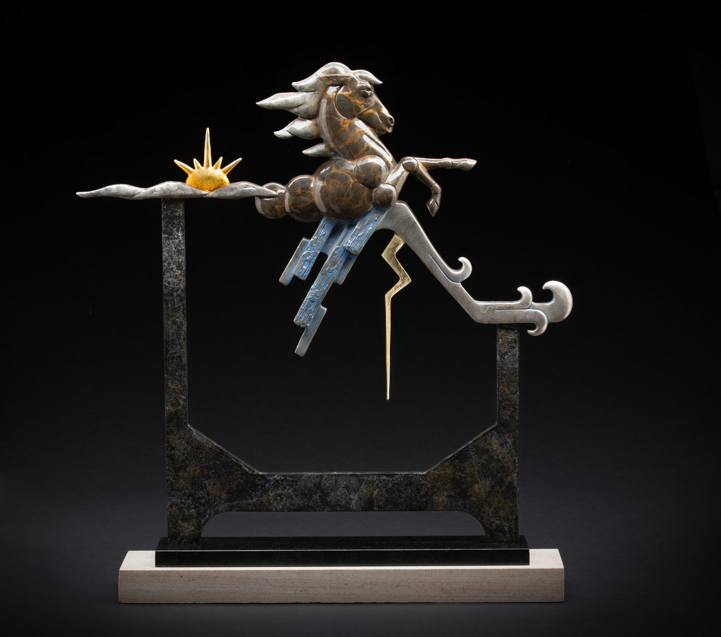 Rider of the Storm-Sculpture-Tim Cherry-Sorrel Sky Gallery