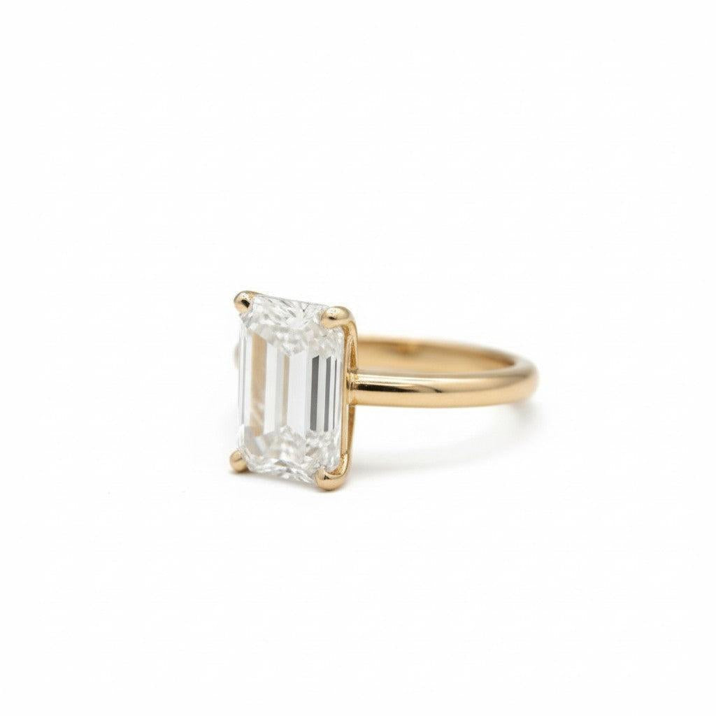 Emerald Cut Cascadia Ring-Jewelry-Toby Pomeroy-Sorrel Sky Gallery
