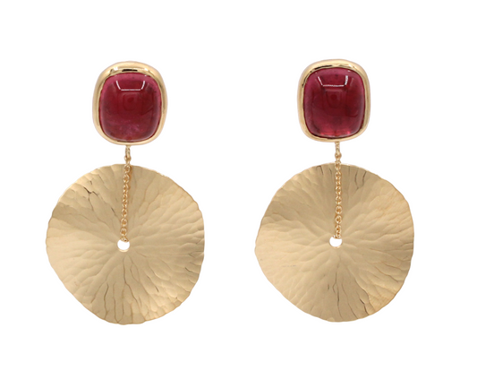 Tourmaline Oasis Earrings-Jewelry-Toby Pomeroy-Sorrel Sky Gallery