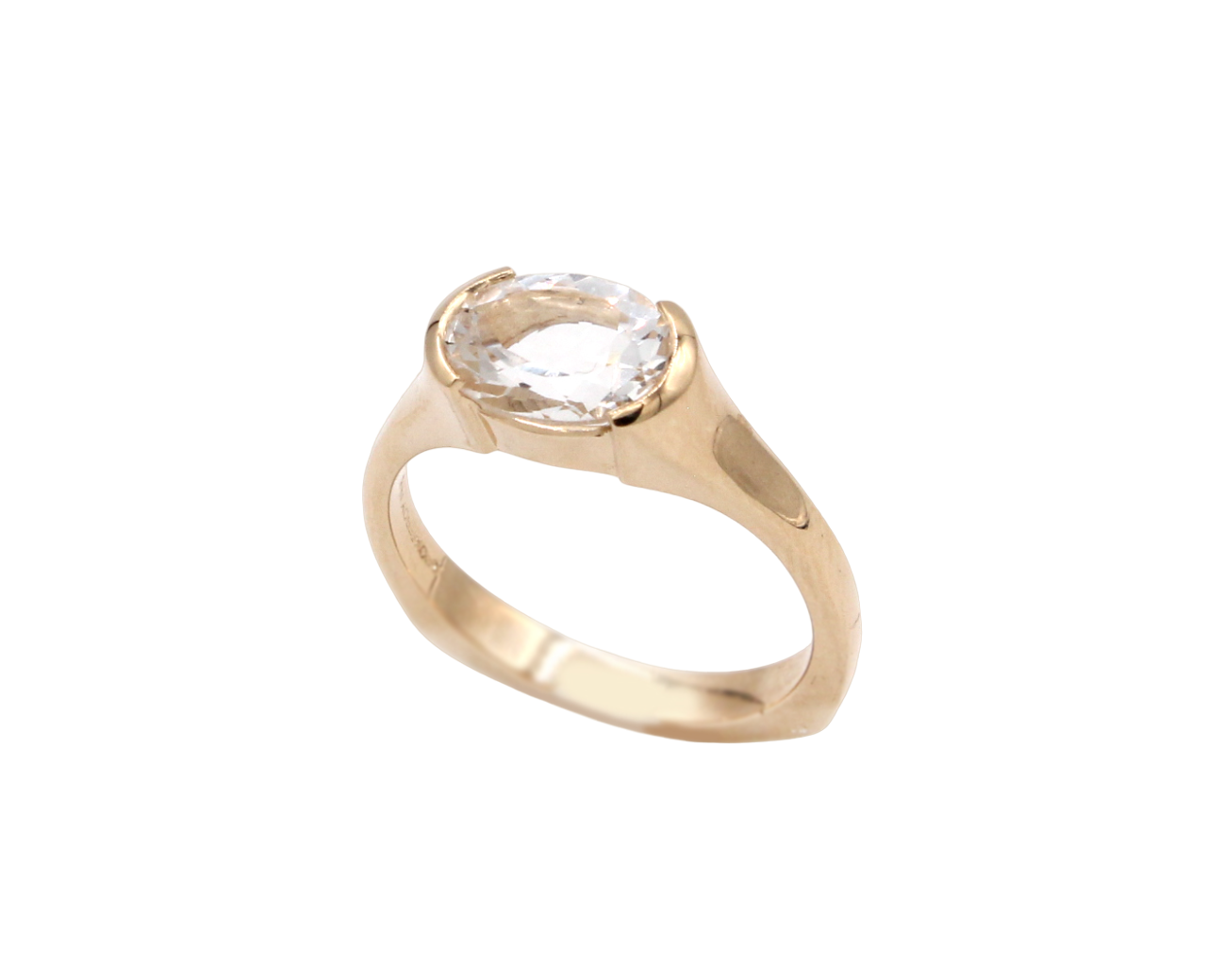 White Quartz Comet Ring-Jewelry-Toby Pomeroy-Sorrel Sky Gallery