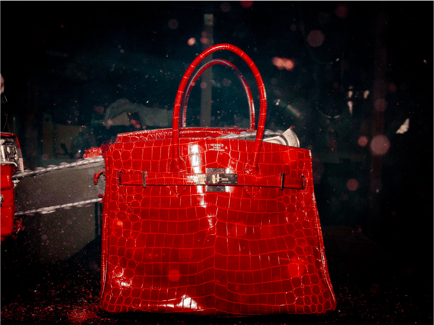Chainsaw Birkin-Photographic Print-Tyler Shields-Sorrel Sky Gallery