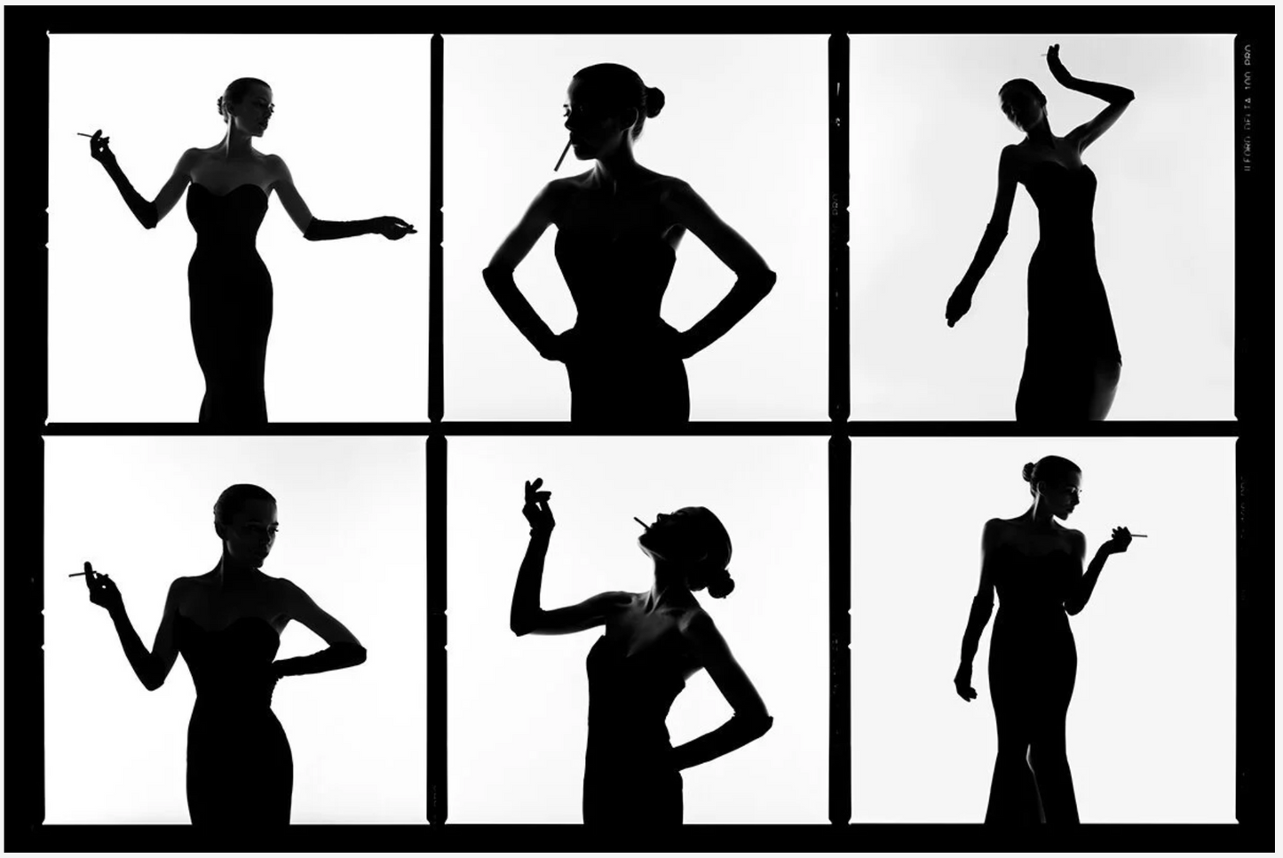 Contact Sheet Silhouette-Photographic Print-Tyler Shields-Sorrel Sky Gallery