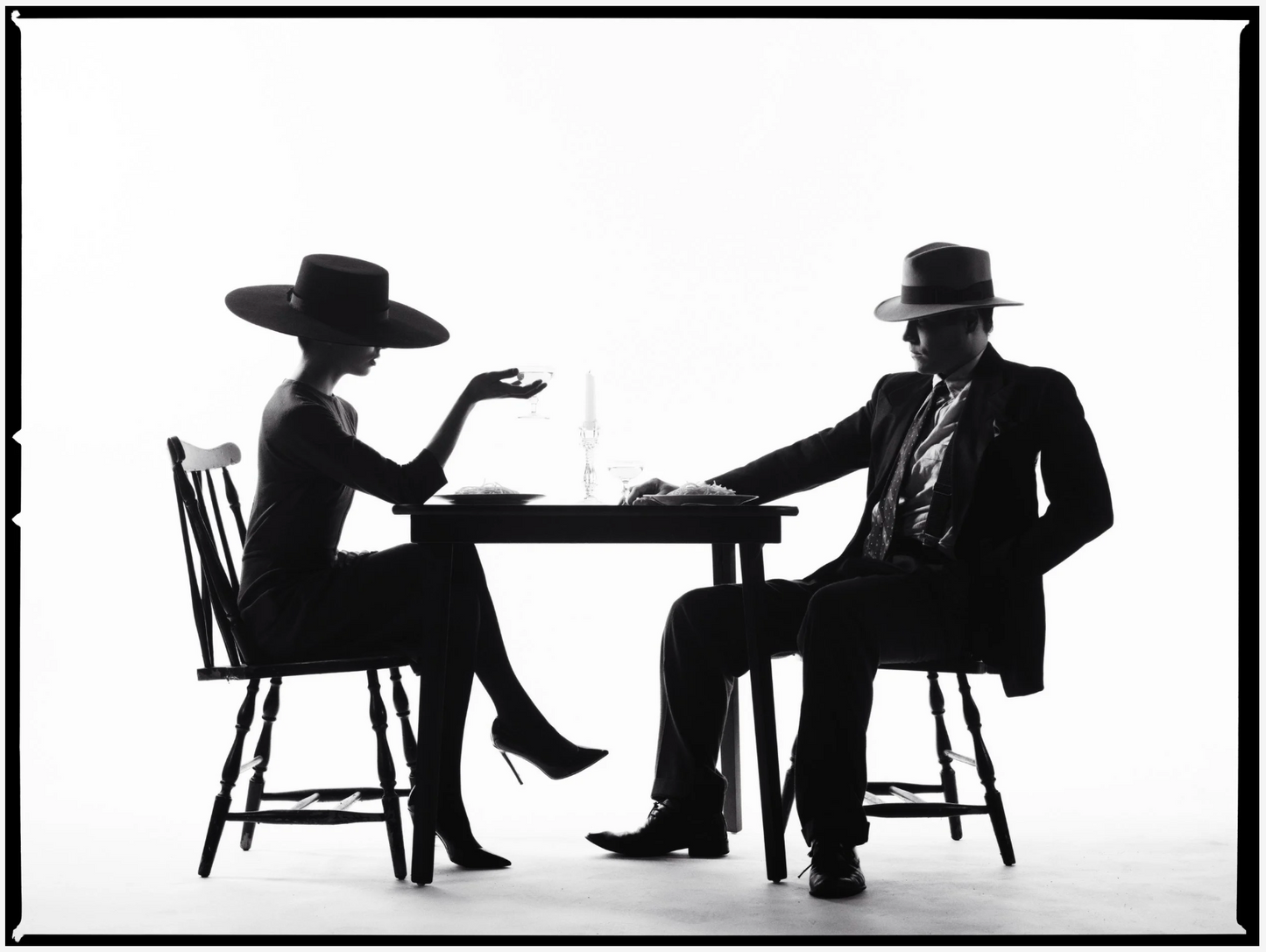 Couples Silhouette-Photographic Print-Tyler Shields-Sorrel Sky Gallery