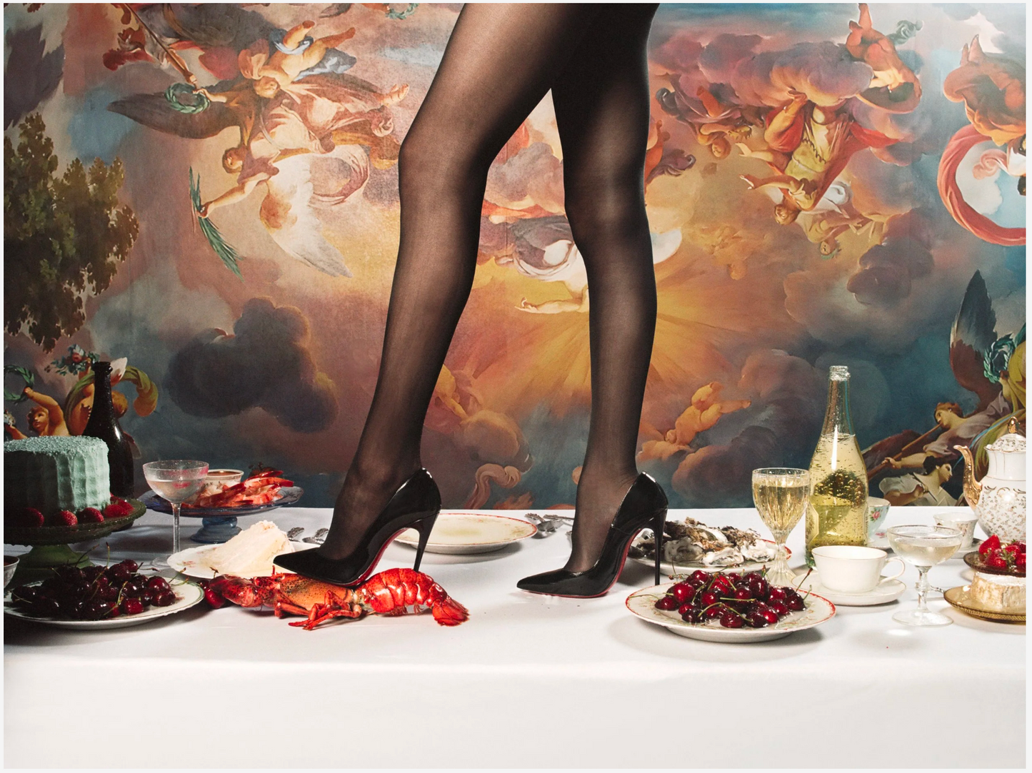 High Heel Dinner-Photographic Print-Tyler Shields-Sorrel Sky Gallery