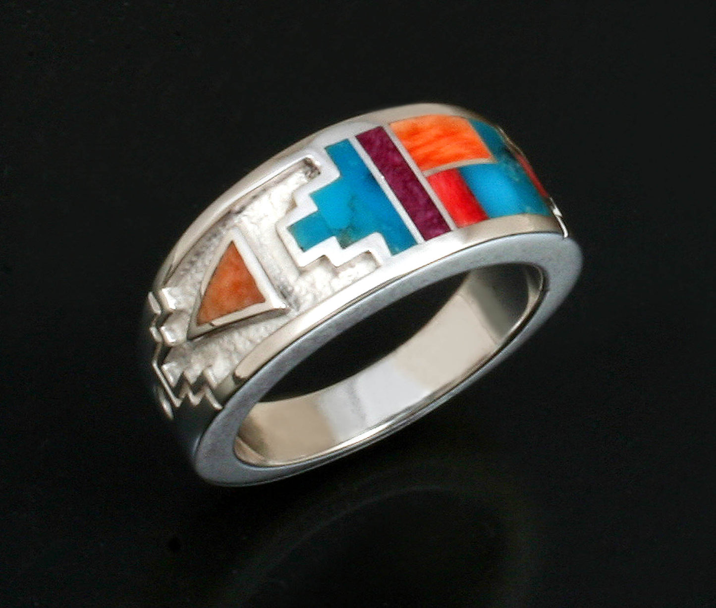 Inlaid Band Ring-Jewelry-Ray Tracey-Sorrel Sky Gallery