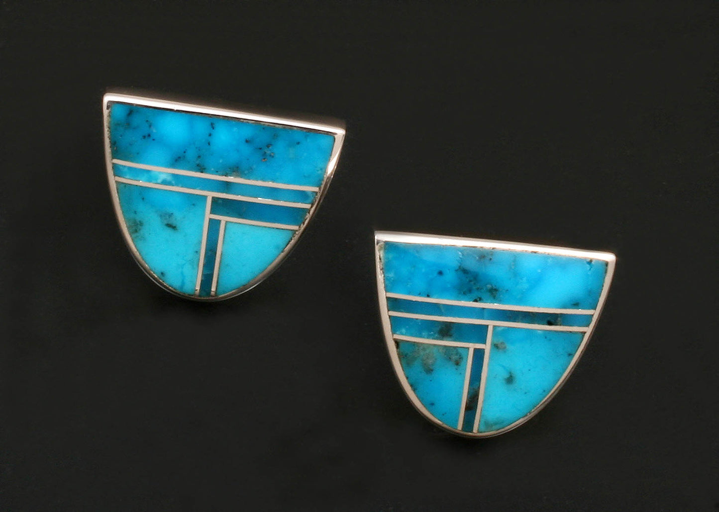 Turquoise Stud Earrings-Jewelry-Ray Tracey-Sorrel Sky Gallery