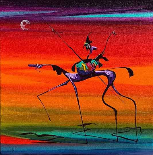 Traveling Alone-Painting-Arlene LaDell Hayes-Sorrel Sky Gallery