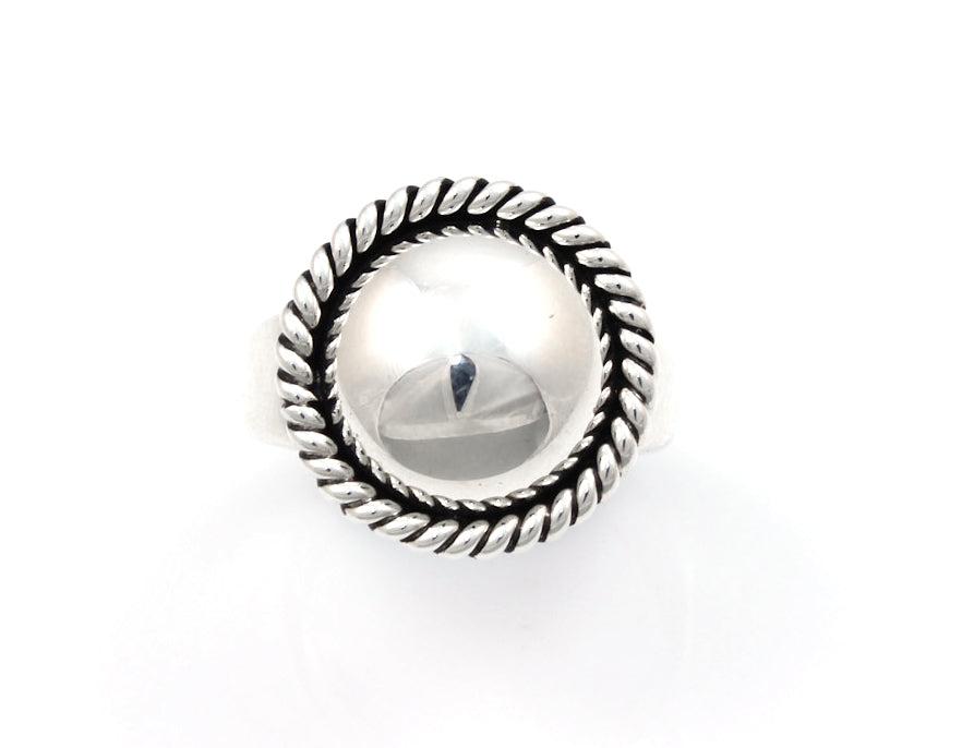 Dome Twist Round Ring-Jewelry-Artie Yellowhorse-Sorrel Sky Gallery