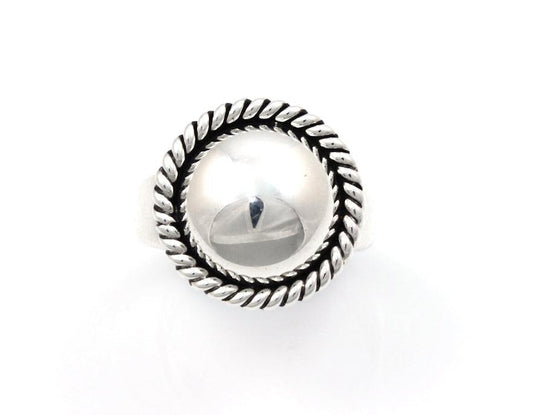 Dome Twist Round Ring-Jewelry-Artie Yellowhorse-Sorrel Sky Gallery