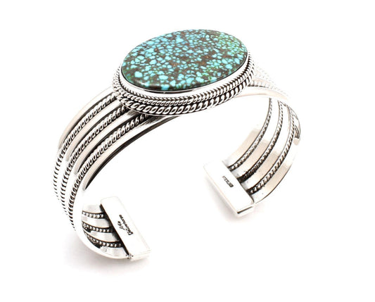 Kingman Turquoise Cuff Bracelet-Jewelry-Artie Yellowhorse-Sorrel Sky Gallery
