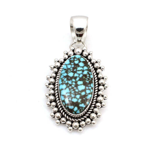 Kingman Turquoise Pendant-Jewelry-Artie Yellowhorse-Sorrel Sky Gallery