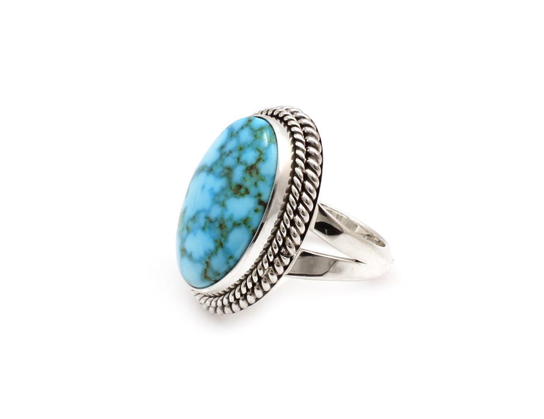 Kingman Turquoise Ring-Jewelry-Artie Yellowhorse-Sorrel Sky Gallery