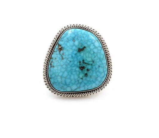 Kingman Turquoise Ring-Jewelry-Artie Yellowhorse-Sorrel Sky Gallery