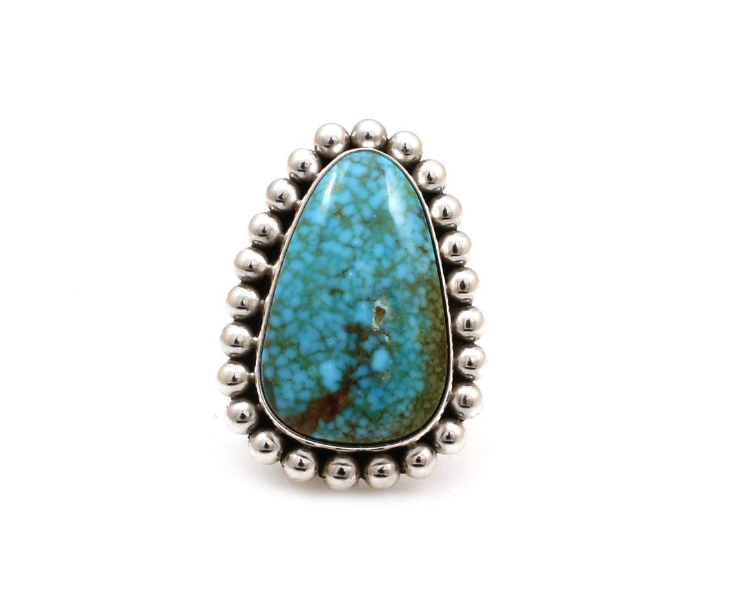 Kingman Turquoise Ring-Jewelry-Artie Yellowhorse-Sorrel Sky Gallery