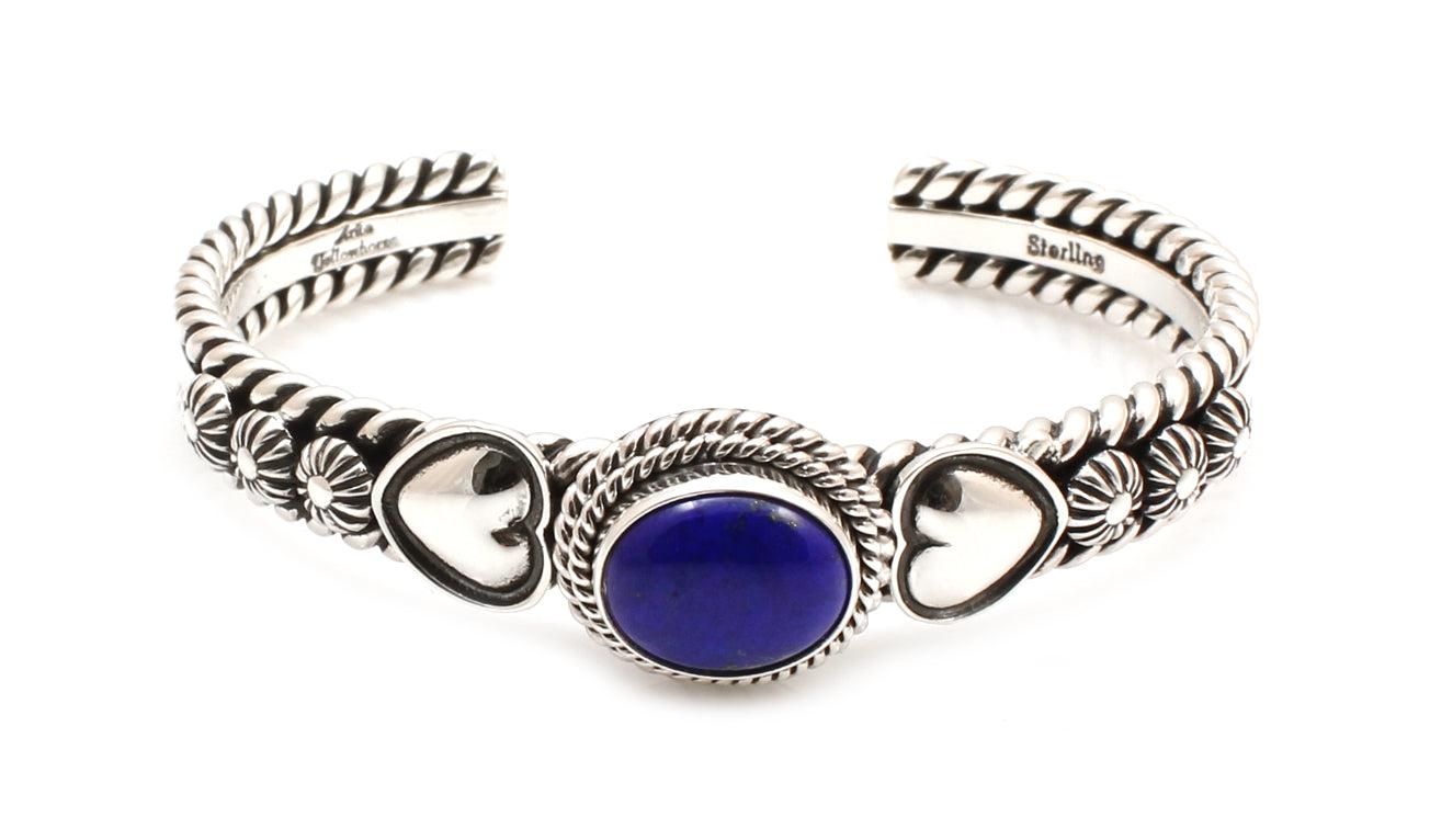 Lapis Cuff Bracelet-Jewelry-Artie Yellowhorse-Sorrel Sky Gallery