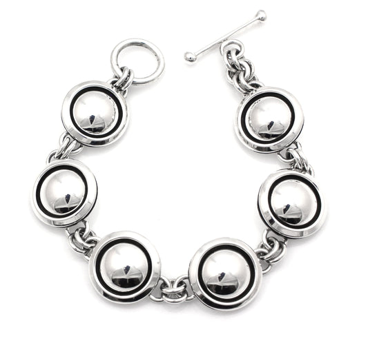 Medium Shadowbox Link Bracelet-Jewelry-Artie Yellowhorse-Sorrel Sky Gallery