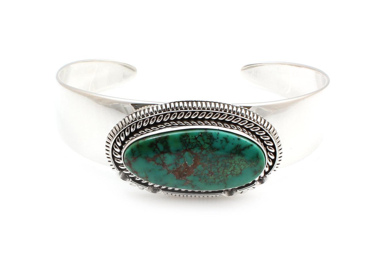 Royston Turquoise Cuff Bracelet-Jewelry-Artie Yellowhorse-Sorrel Sky Gallery