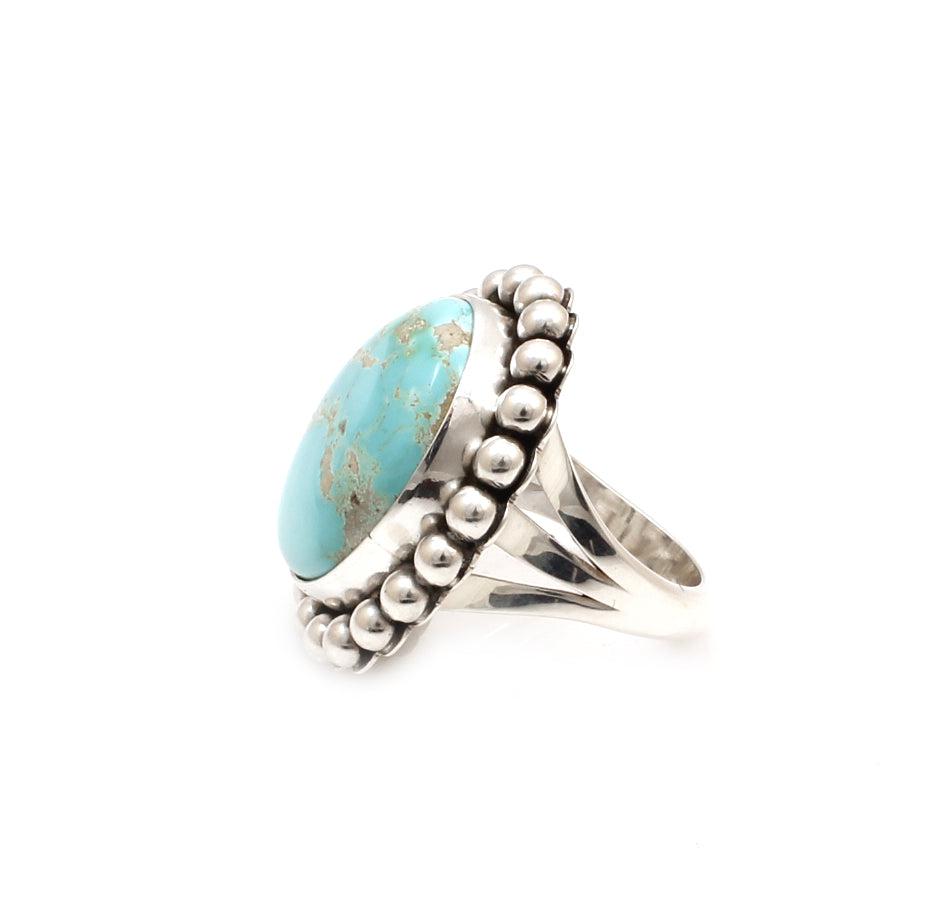 Royston Turquoise Ring-Jewelry-Artie Yellowhorse-Sorrel Sky Gallery