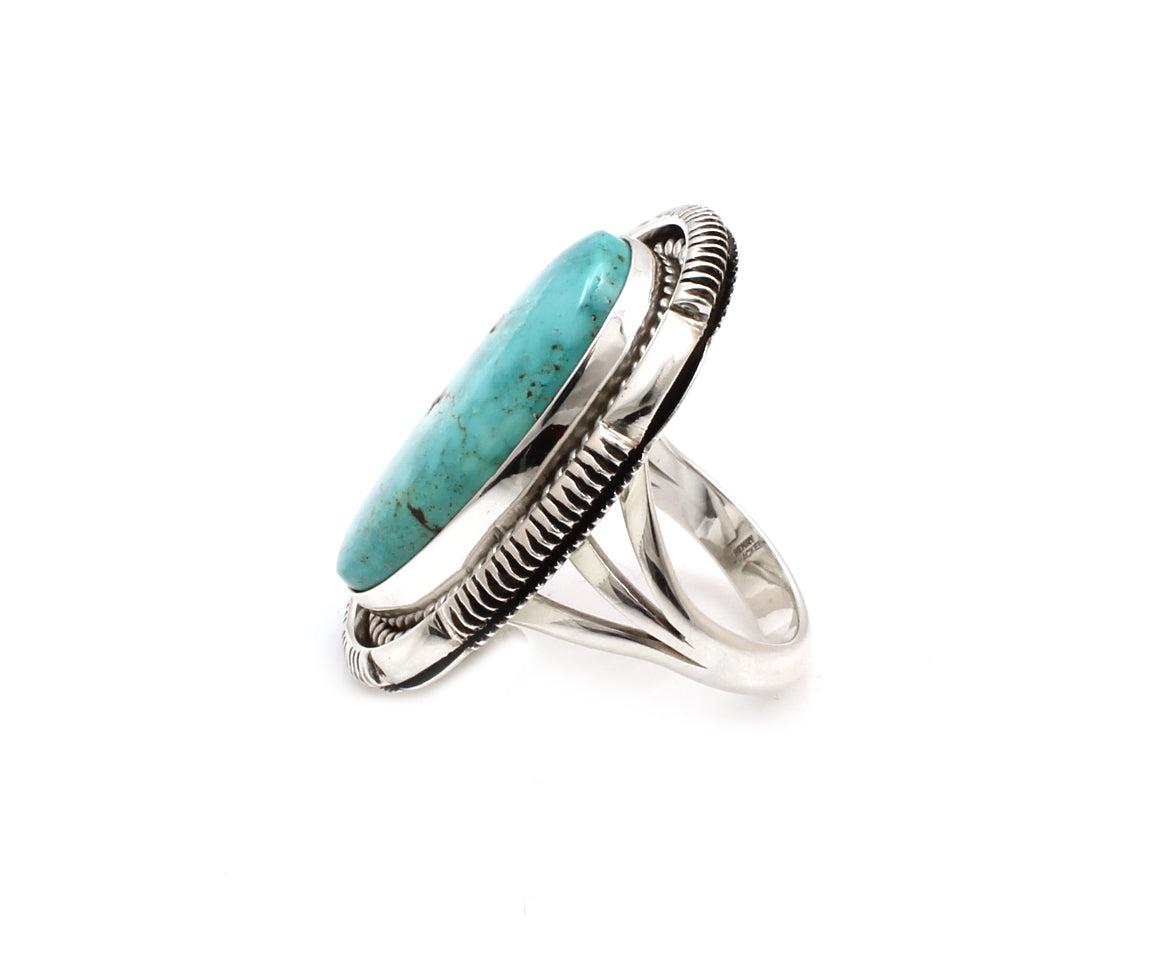 Royston Turquoise Ring-Jewelry-Artie Yellowhorse-Sorrel Sky Gallery