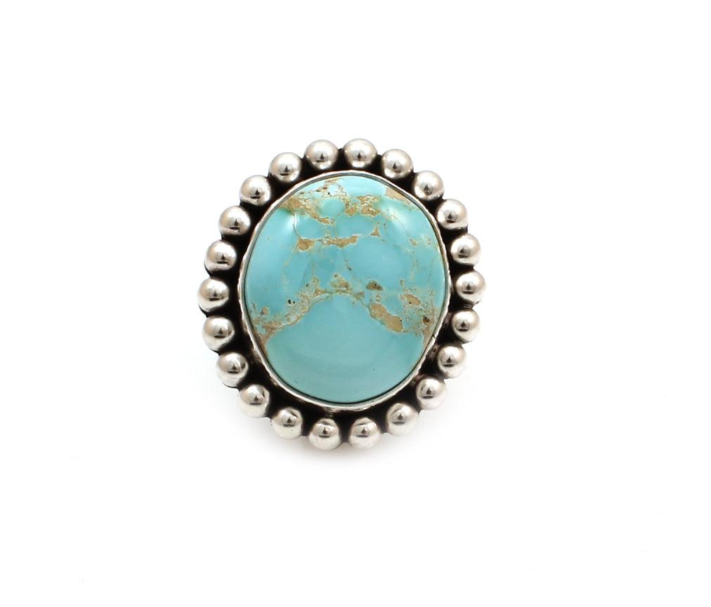 Royston Turquoise Ring-Jewelry-Artie Yellowhorse-Sorrel Sky Gallery