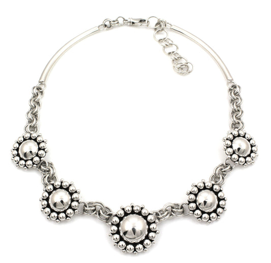 Scattered Bead Link Necklace-Jewelry-Artie Yellowhorse-Sorrel Sky Gallery