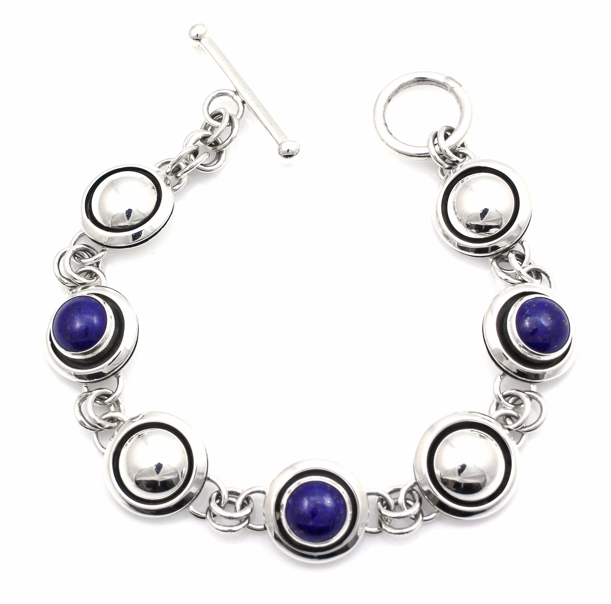 Small Shadowbox with Lapis Link Bracelet-Jewelry-Artie Yellowhorse-Sorrel Sky Gallery