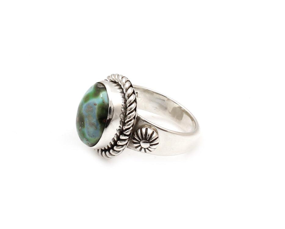 Sonoran Gold Turquoise Ring-Jewelry-Artie Yellowhorse-Sorrel Sky Gallery