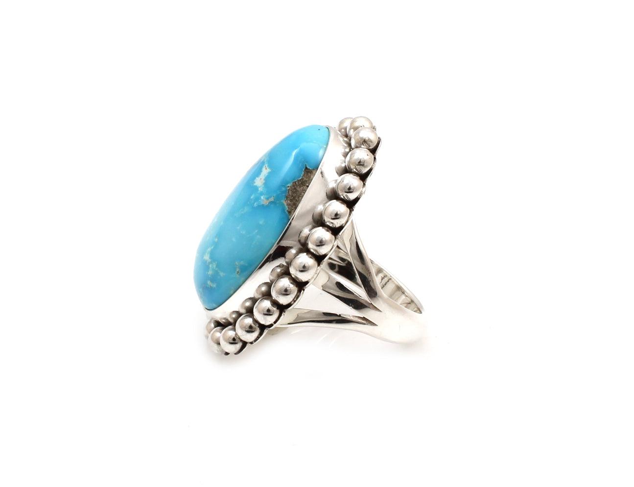 Sonoran Rose Turquoise Ring-Jewelry-Artie Yellowhorse-Sorrel Sky Gallery