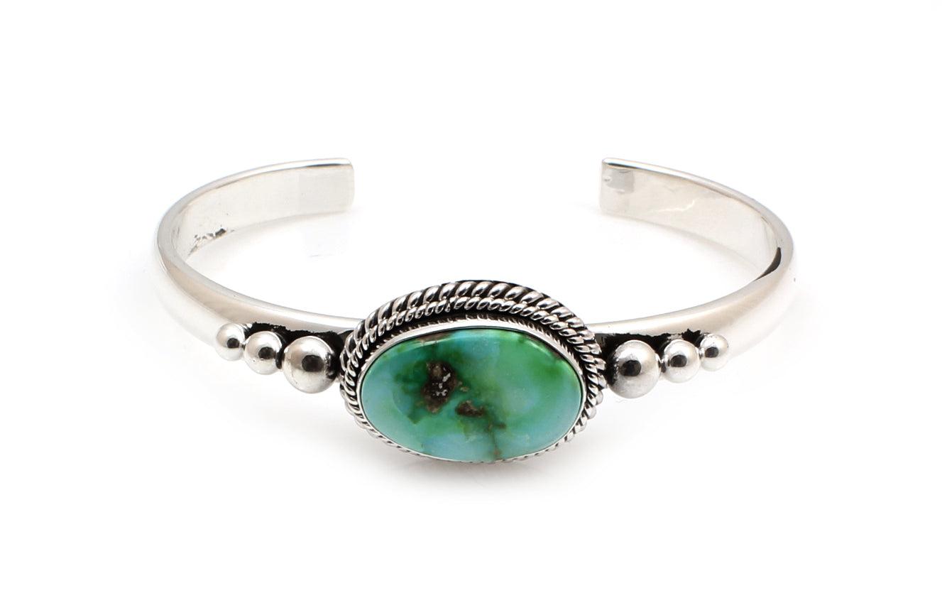 Verde Valley Turquoise Cuff Bracelet-Jewelry-Artie Yellowhorse-Sorrel Sky Gallery