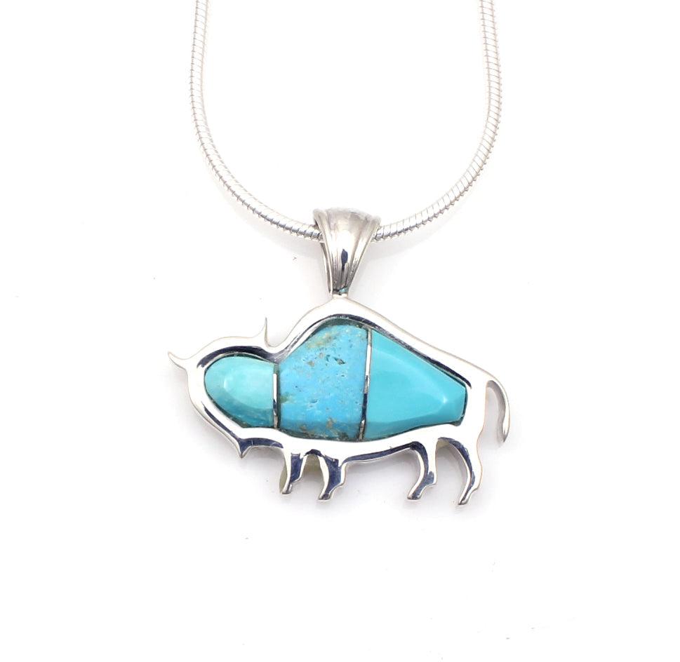 Buffalo Pendant-Ben Nighthorse-Sorrel Sky Gallery