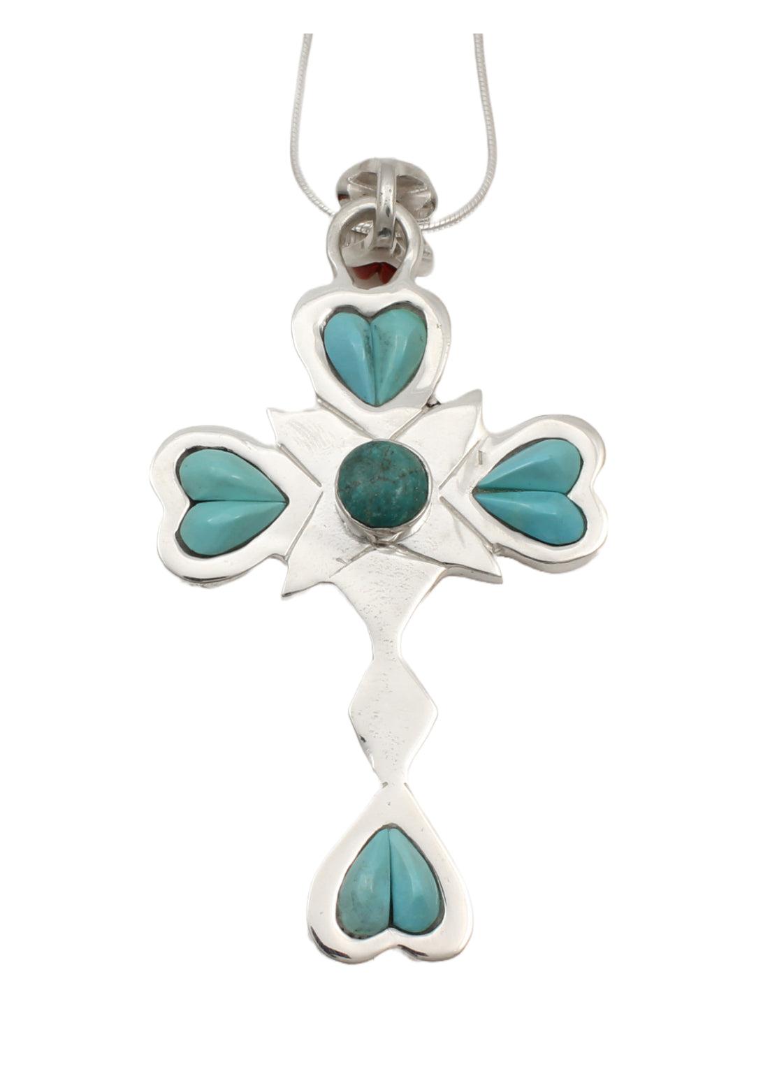 8 of Hearts Cross-Jewelry-Ben Nighthorse-Sorrel Sky Gallery