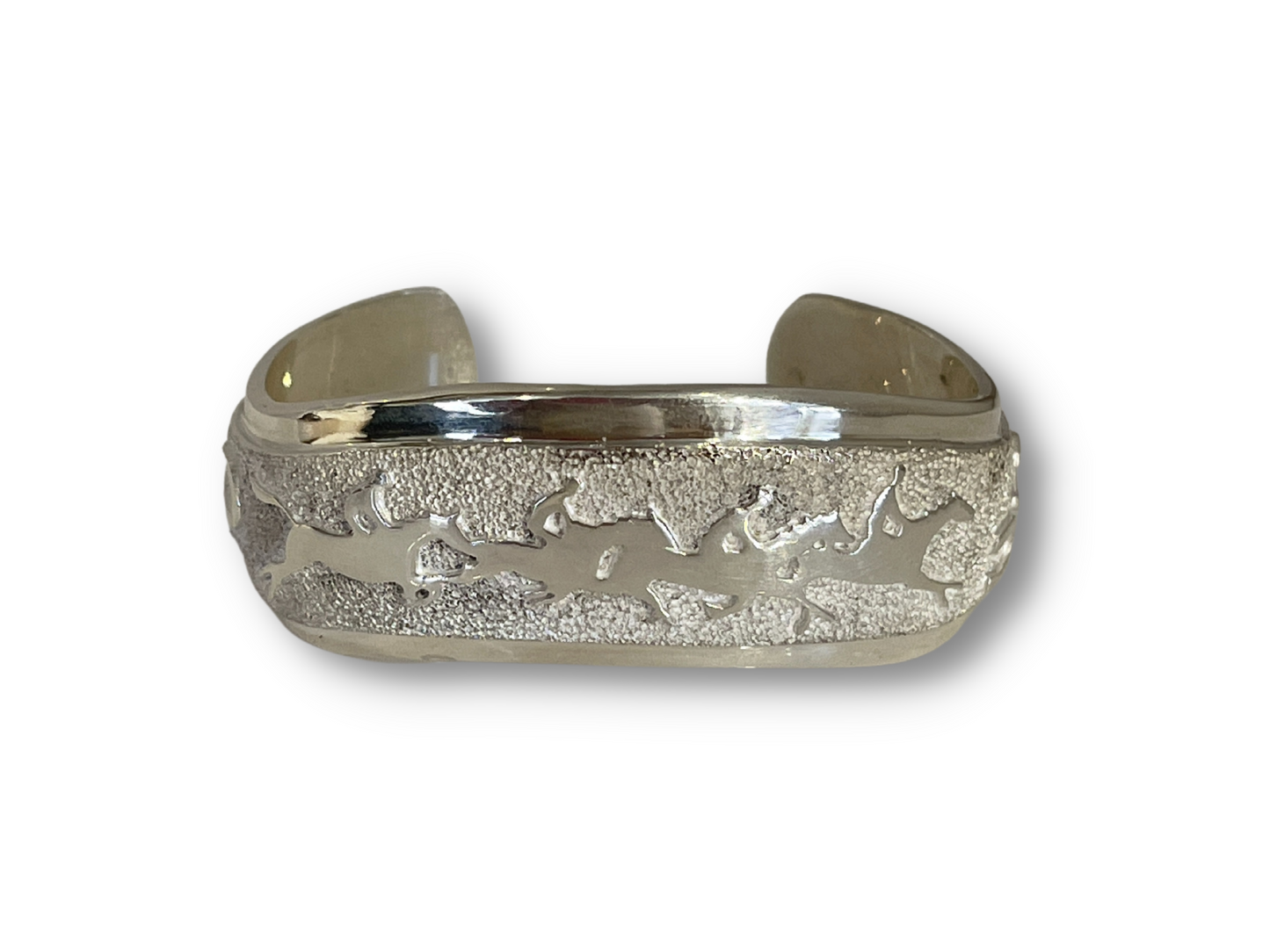 All Metal Jumping Horse Bracelet