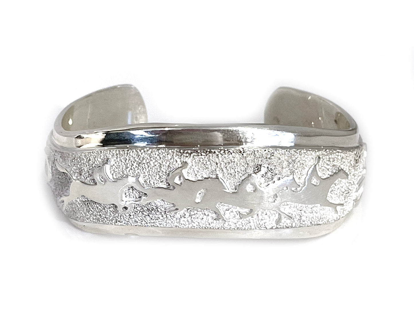 All Metal Jumping Horse Bracelet