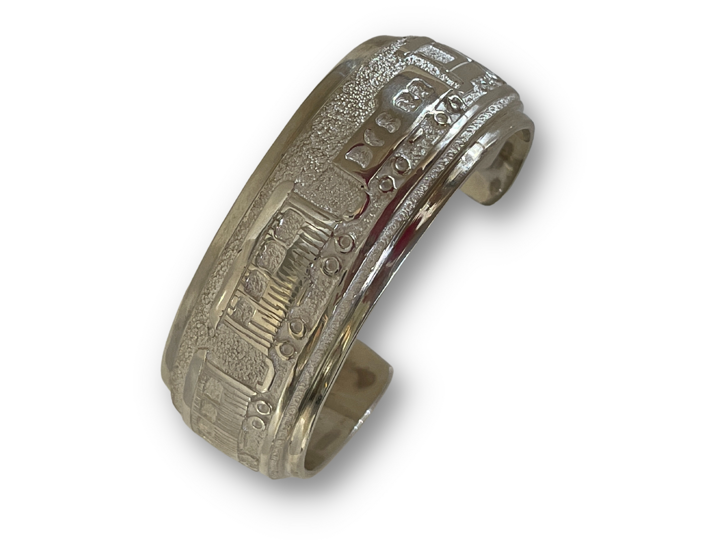 All Metal Train Bracelet