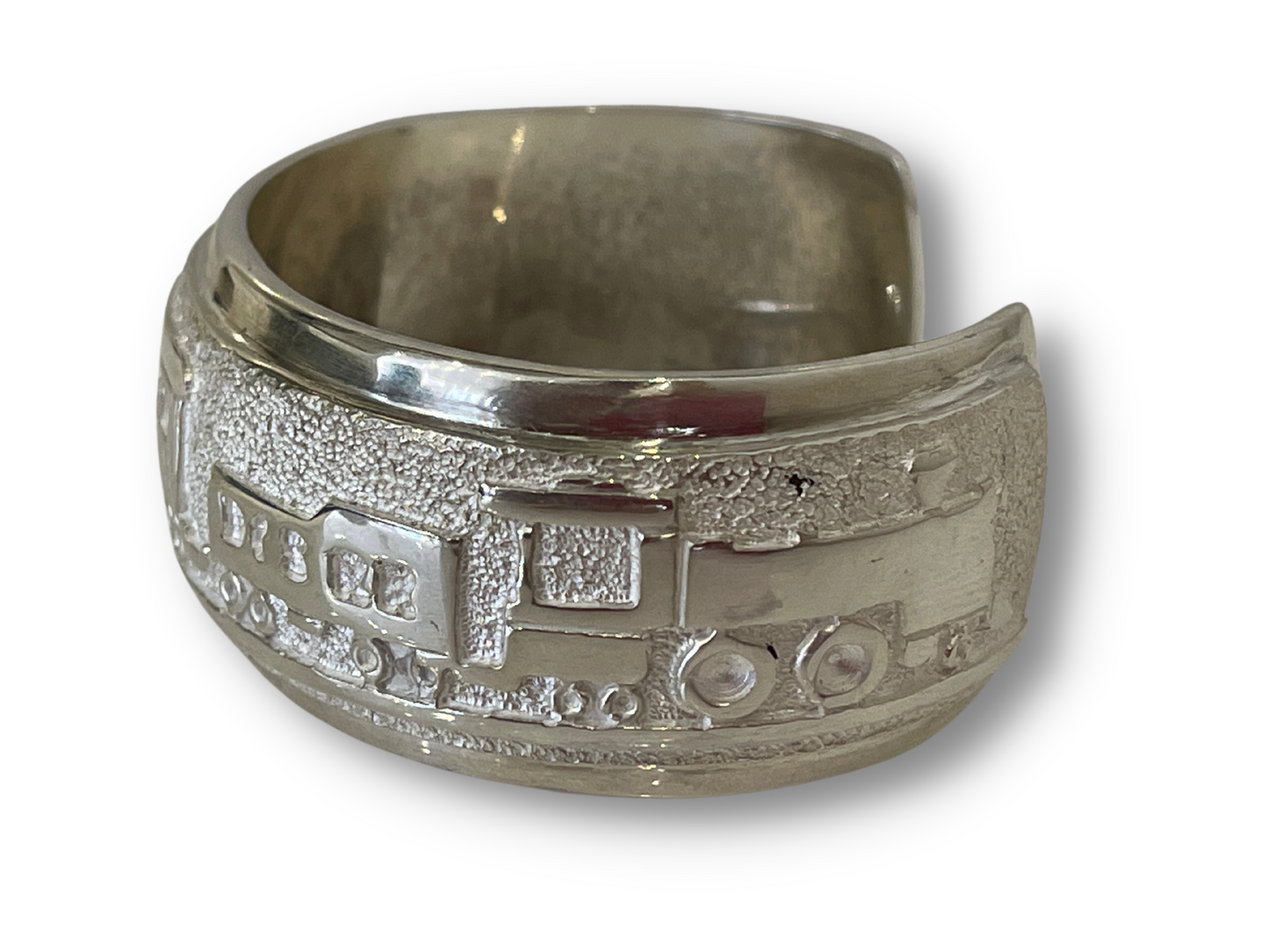 All Metal Train Bracelet