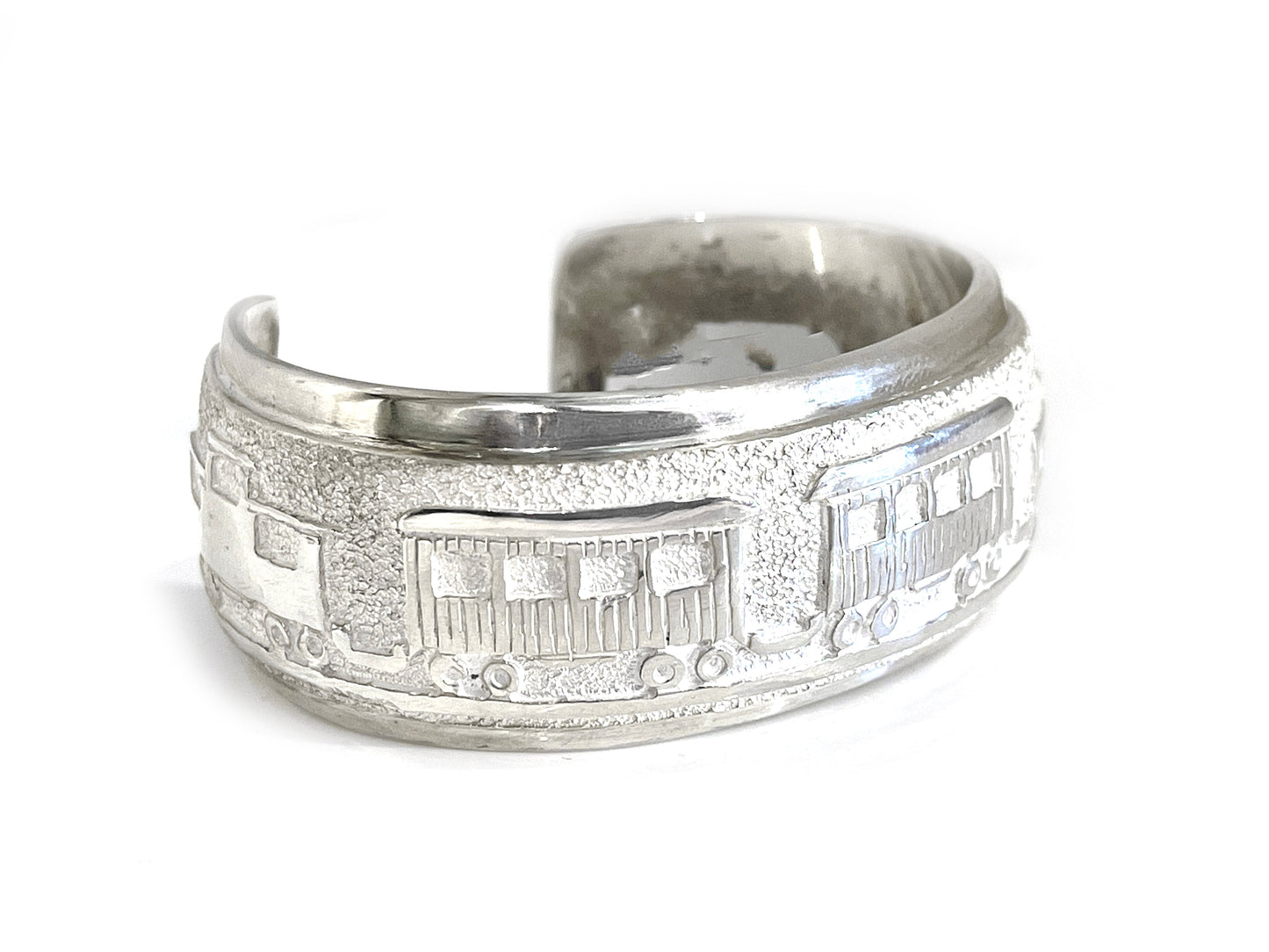 All Metal Train Bracelet