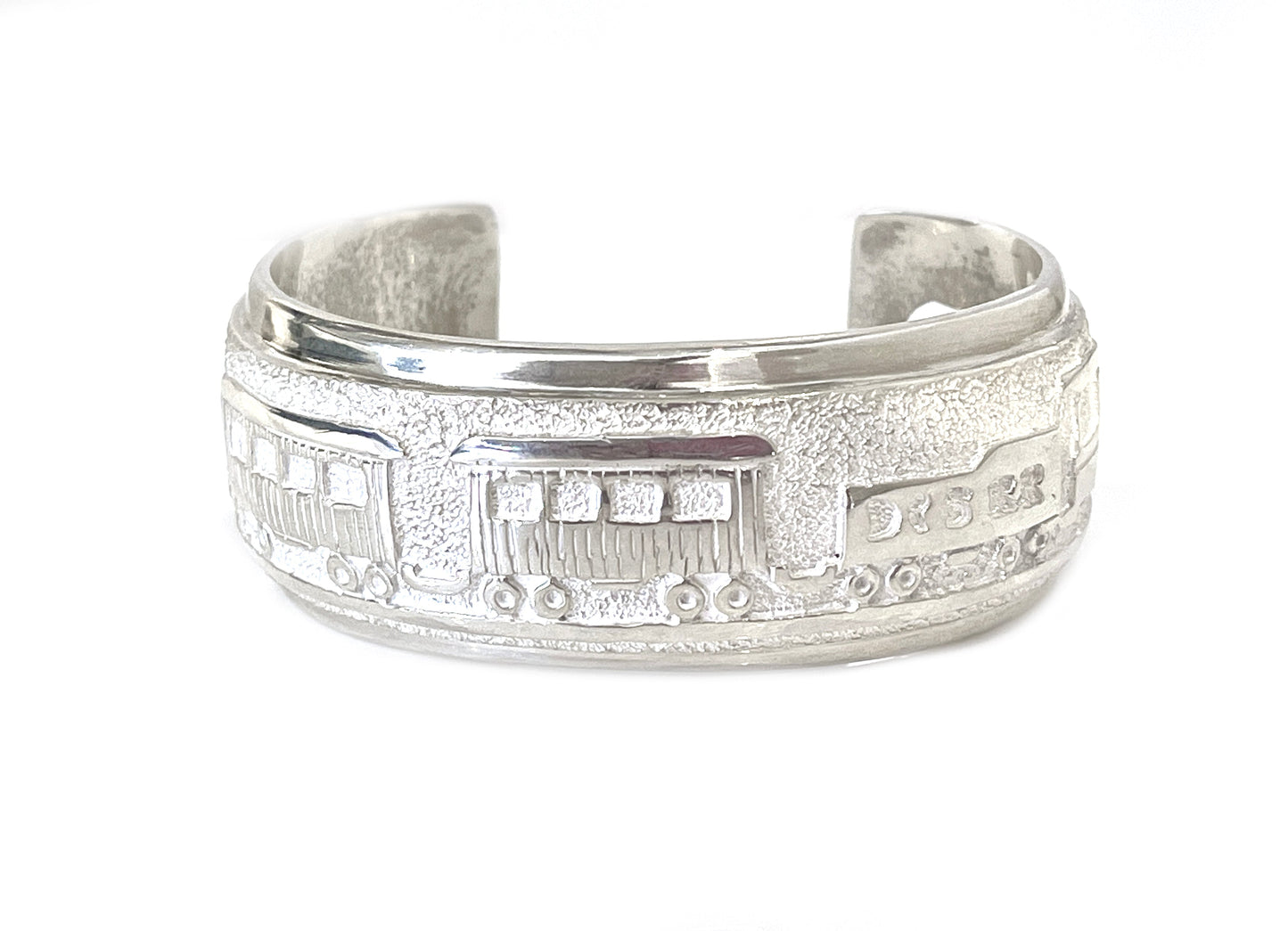 All Metal Train Bracelet
