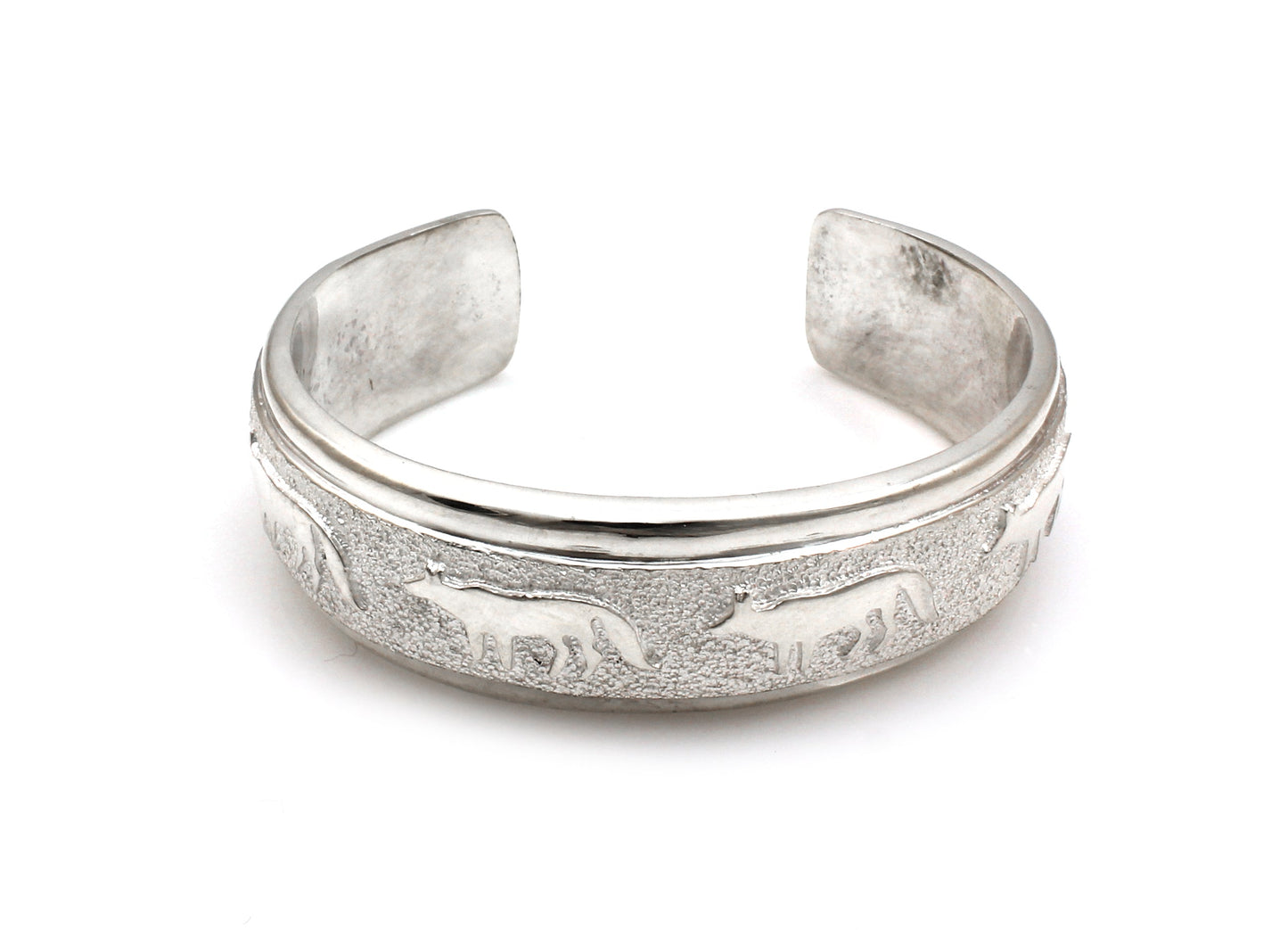 All Metal Wolves Bracelet