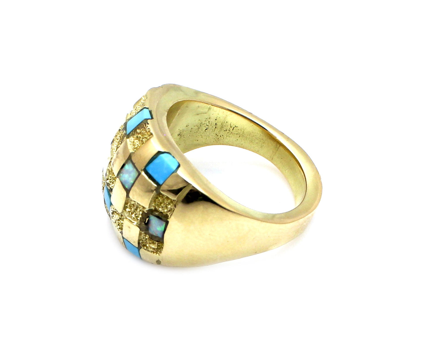 Basketweave Ring-Jewelry-Ben Nighthorse-Sorrel Sky Gallery