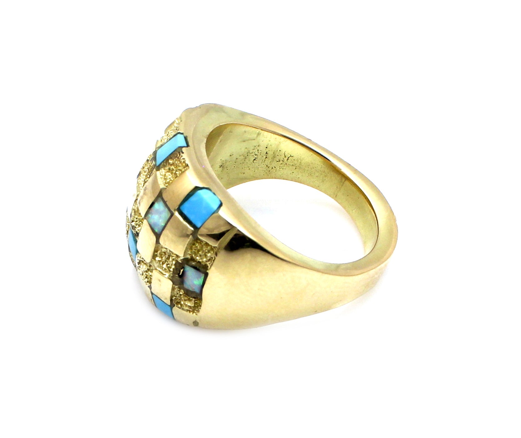 Basketweave Ring-Jewelry-Ben Nighthorse-Sorrel Sky Gallery