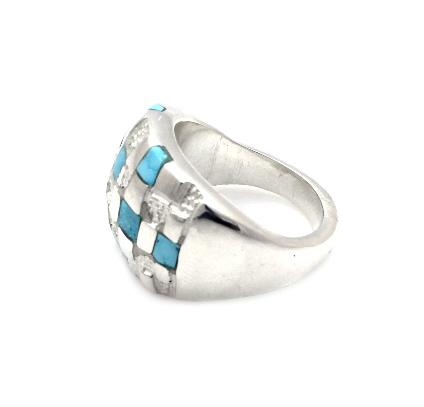 Basketweave Ring-Jewelry-Ben Nighthorse-Sorrel Sky Gallery