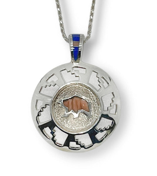 Bear Around Forrest Pendant