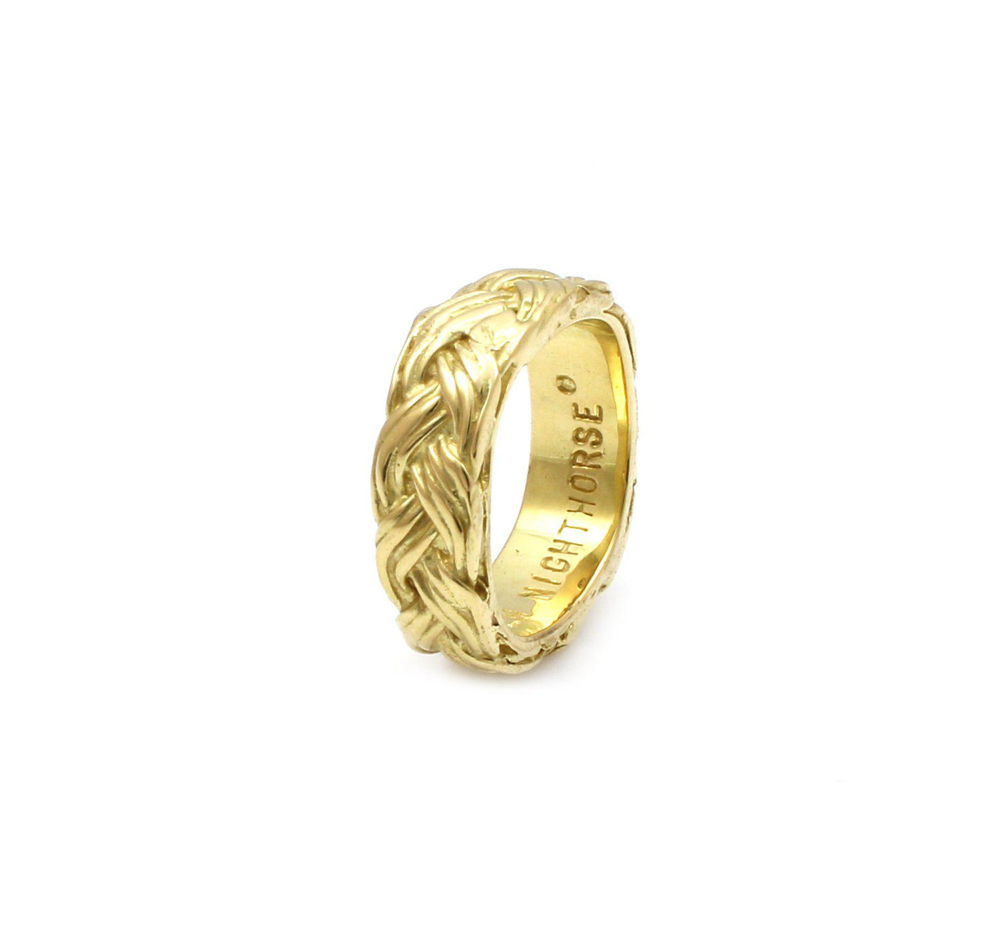 Braid Wedding Band - Gold-Jewelry-Ben Nighthorse-Sorrel Sky Gallery