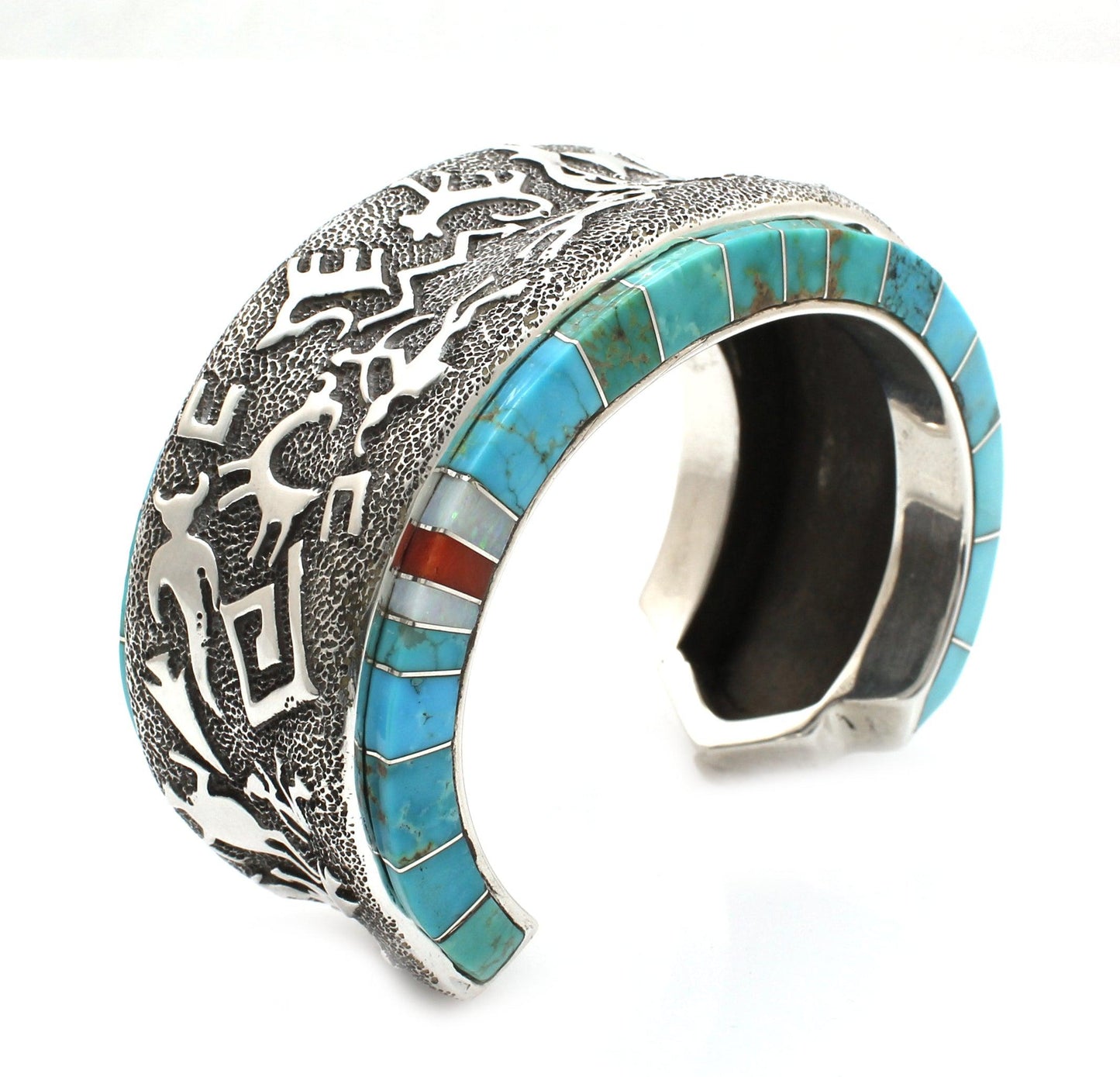 Concave Rock Art Bracelet-Jewelry-Ben Nighthorse-Sorrel Sky Gallery