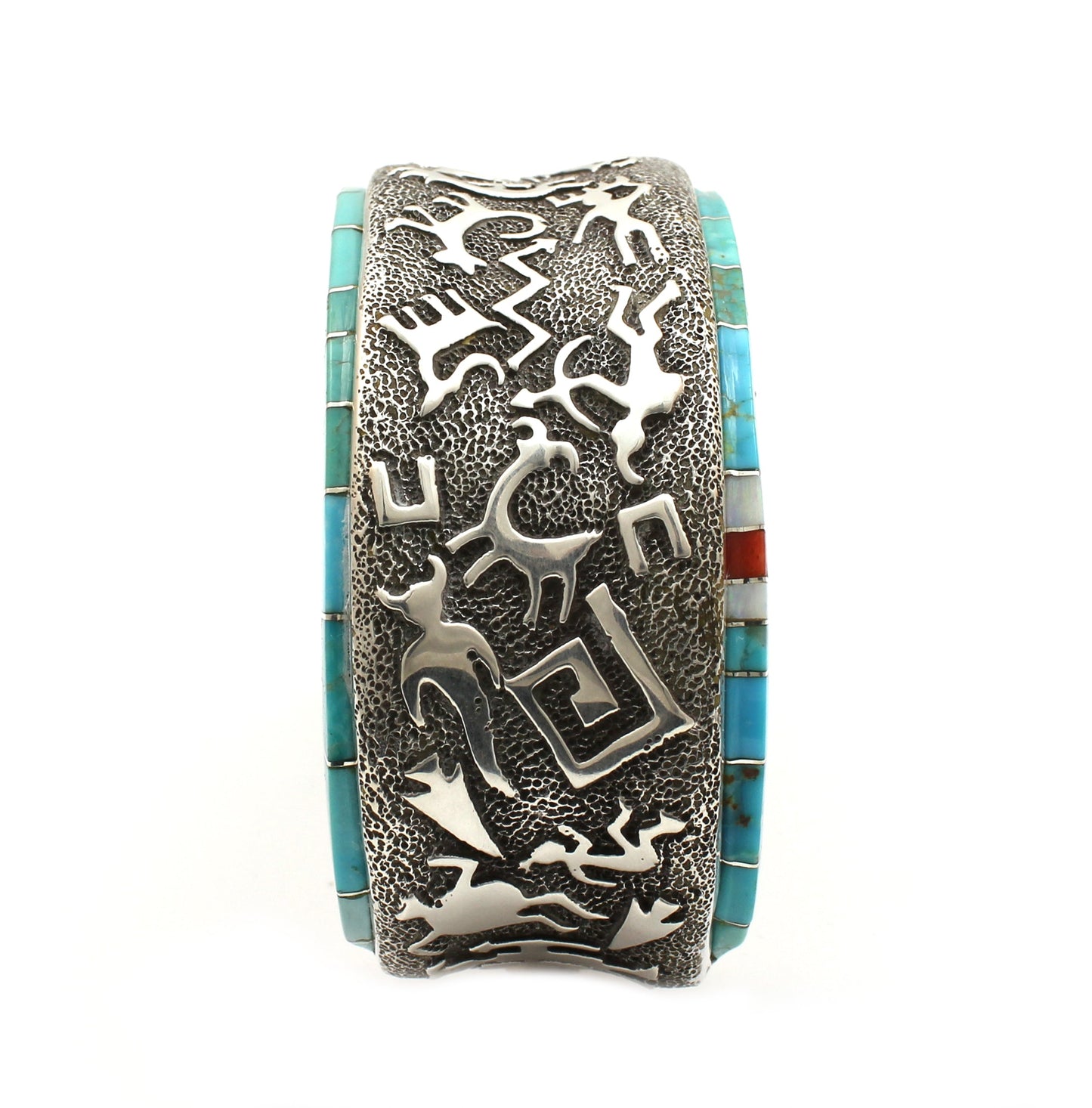 Concave Rock Art Bracelet-Jewelry-Ben Nighthorse-Sorrel Sky Gallery