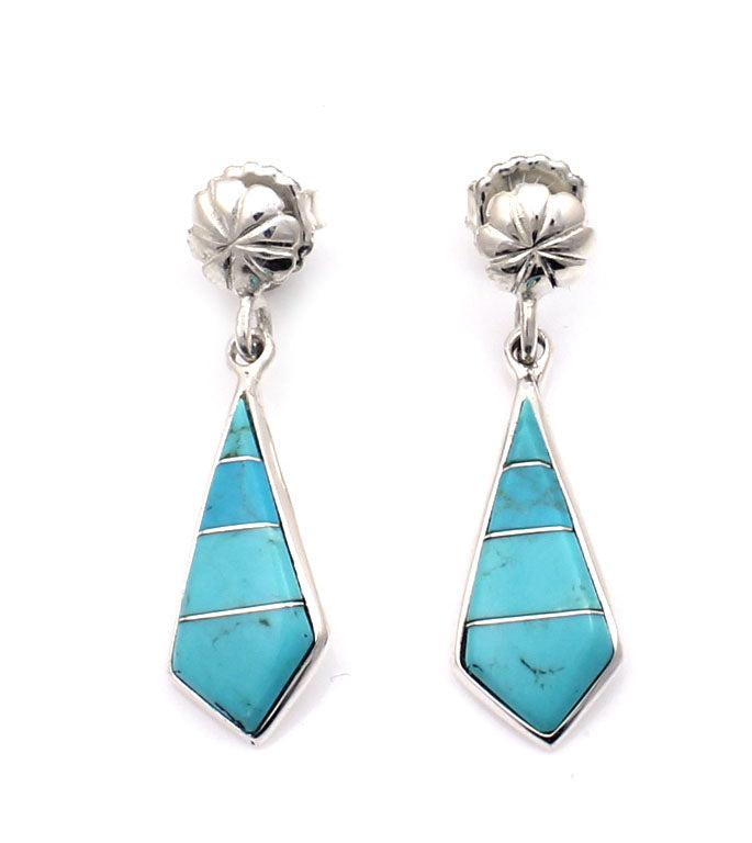 Diamond Drop Earrings-Jewelry-Ben Nighthorse-Sorrel Sky Gallery