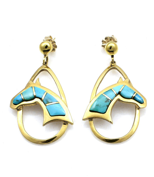 Horse Head Earrings